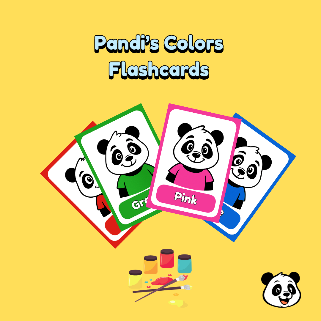 Pandi’s Colors Flashcards
