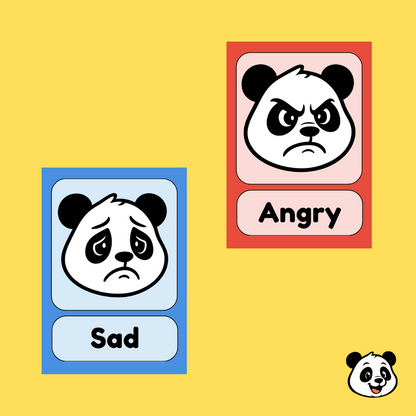 Pandi’s Feelings Flashcards – 13 Cards