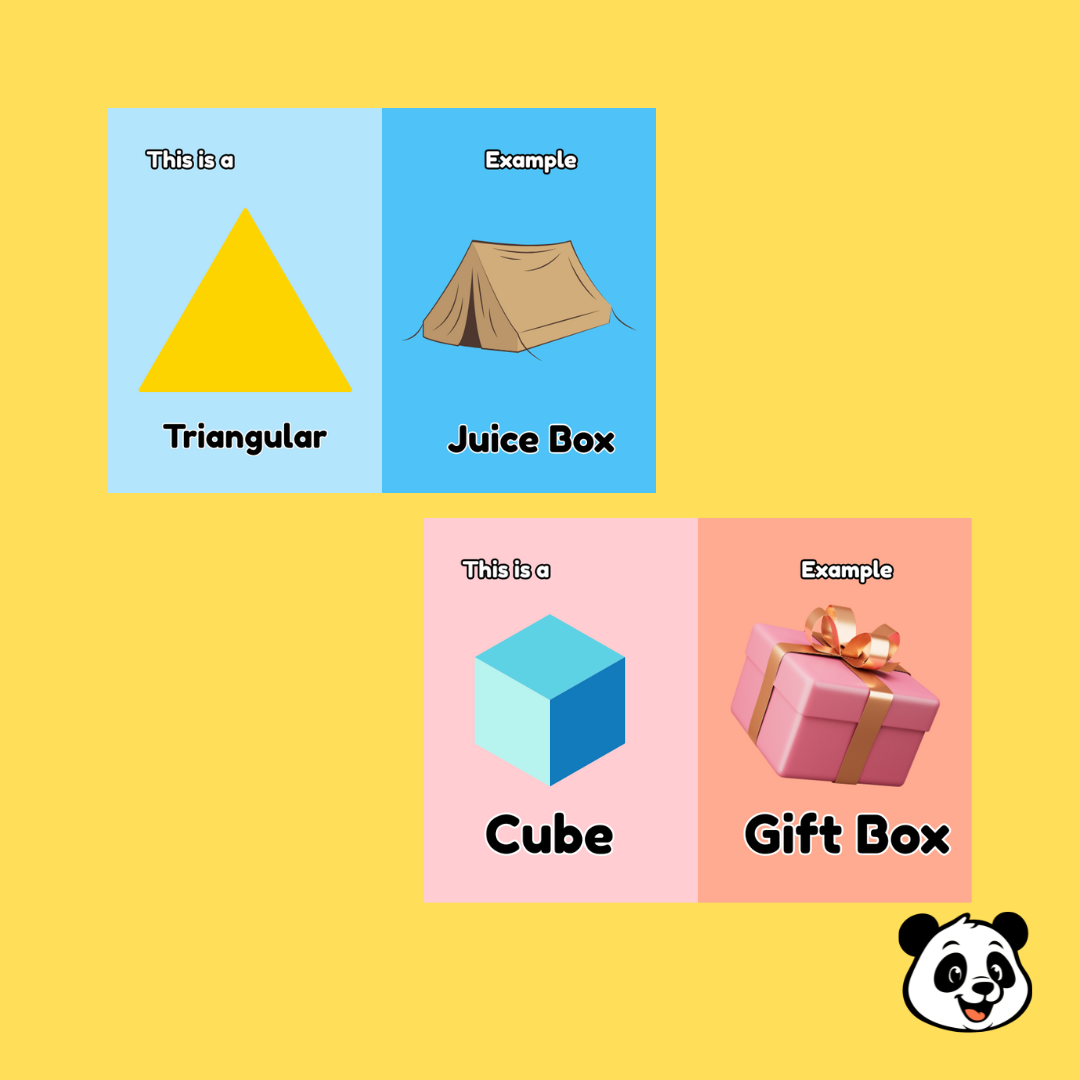 3D Shapes Flashcards – 10 Cards