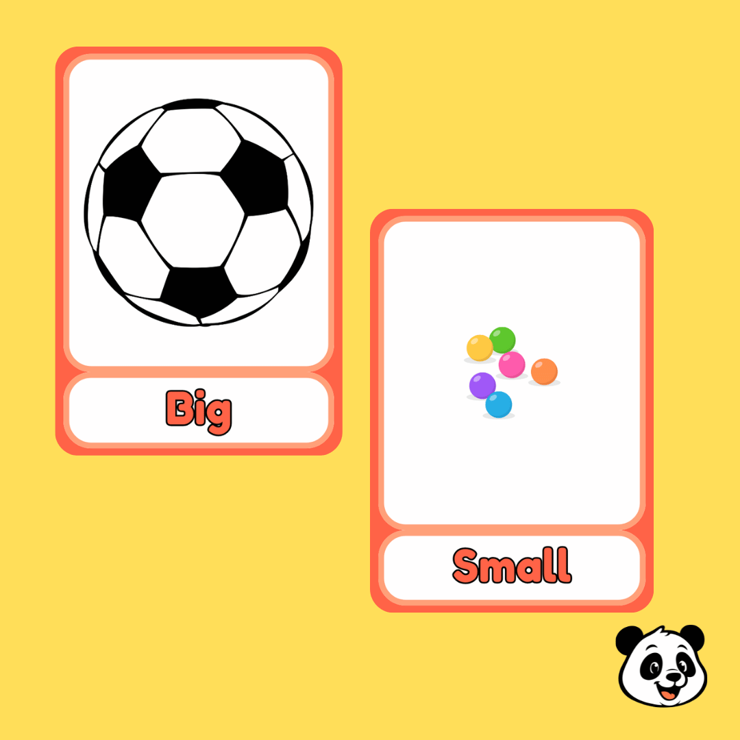 Opposites Fun Flashcards – 50 Educational Cards