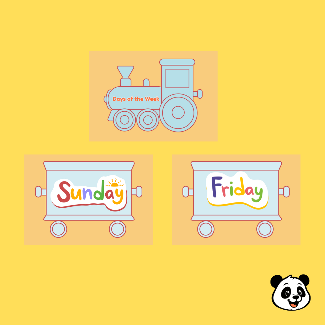 Pandi’s Time & Calendar Flashcards – 3-in-1 Educational Set