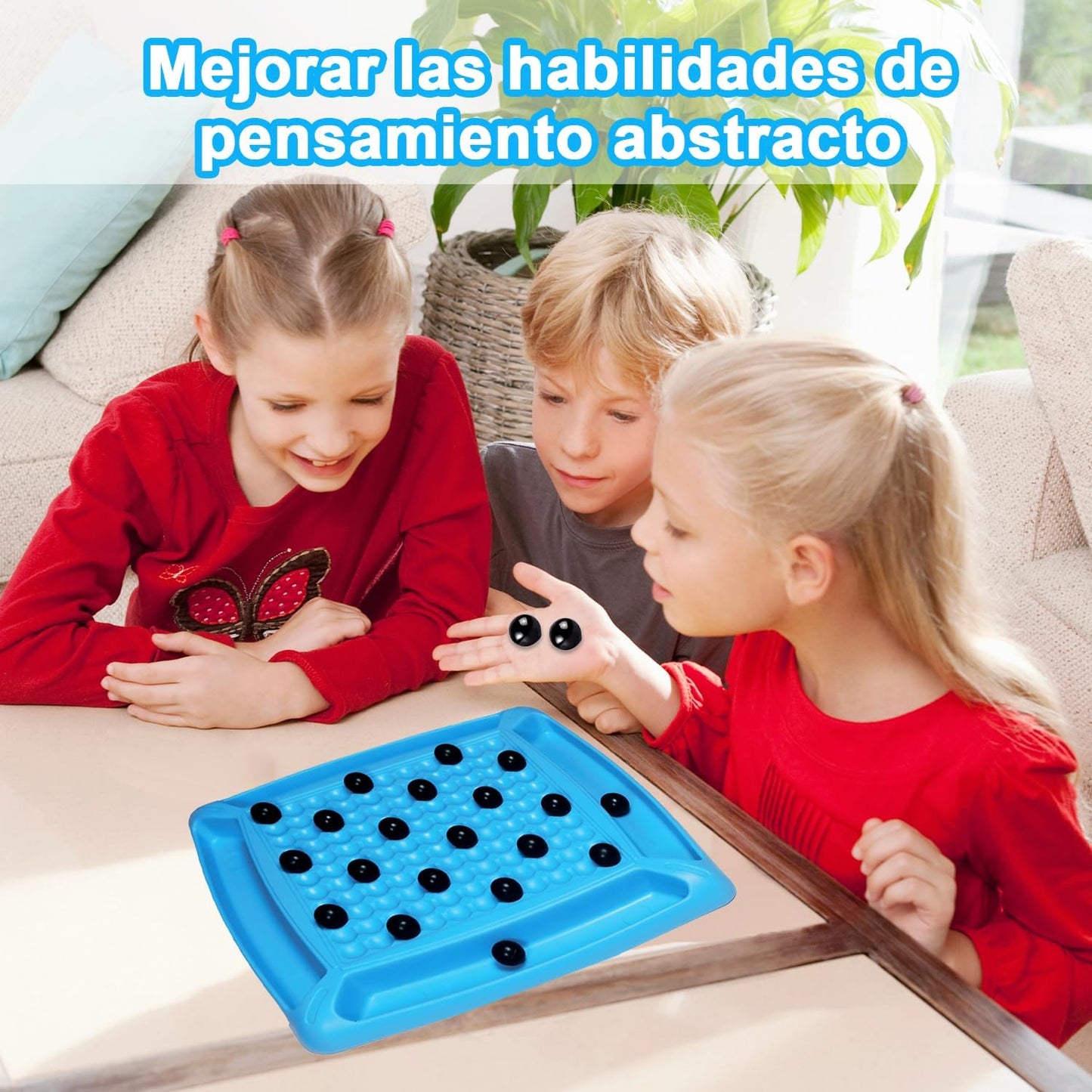 لعبة لوح تعليمية للأطفال 6–12 سنة لتنمية التفكير والتركيز – Chess & Wheel Game | 20 كورة مغناطيس