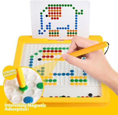 لوحة الإبداع المغناطيسية للأطفال – Magnetic Dot Art Board