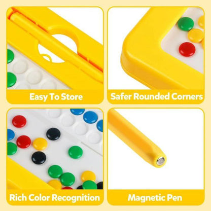 لوحة الإبداع المغناطيسية للأطفال – Magnetic Dot Art Board