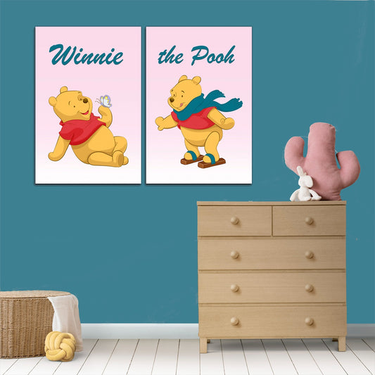 Winnie the Pooh Nursery Wall Art – Set of 2 (30×40)
