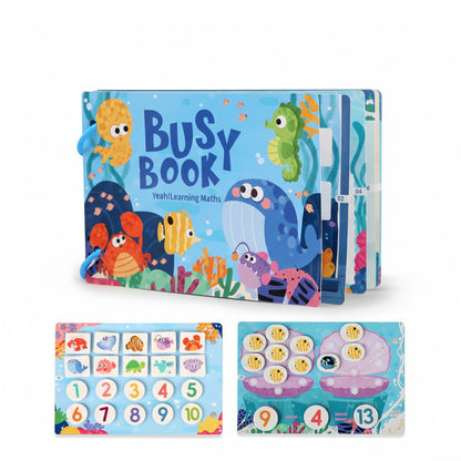 كتاب أنشطة تعليمية للأطفال 3–7 سنوات – Busy Book لتنمية المهارات