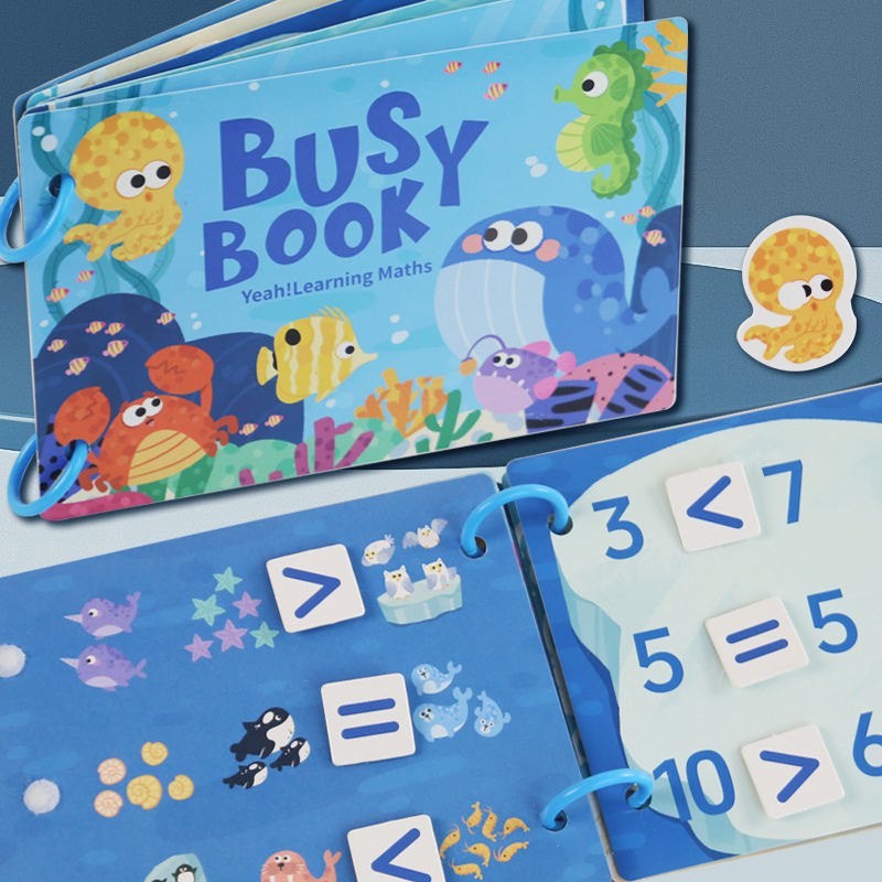 كتاب أنشطة تعليمية للأطفال 3–7 سنوات – Busy Book لتنمية المهارات